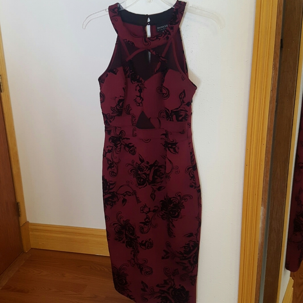Floral cocktail dress
